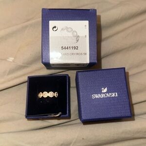 Swarovski Angelic Ring in Rose Gold color, size 58.